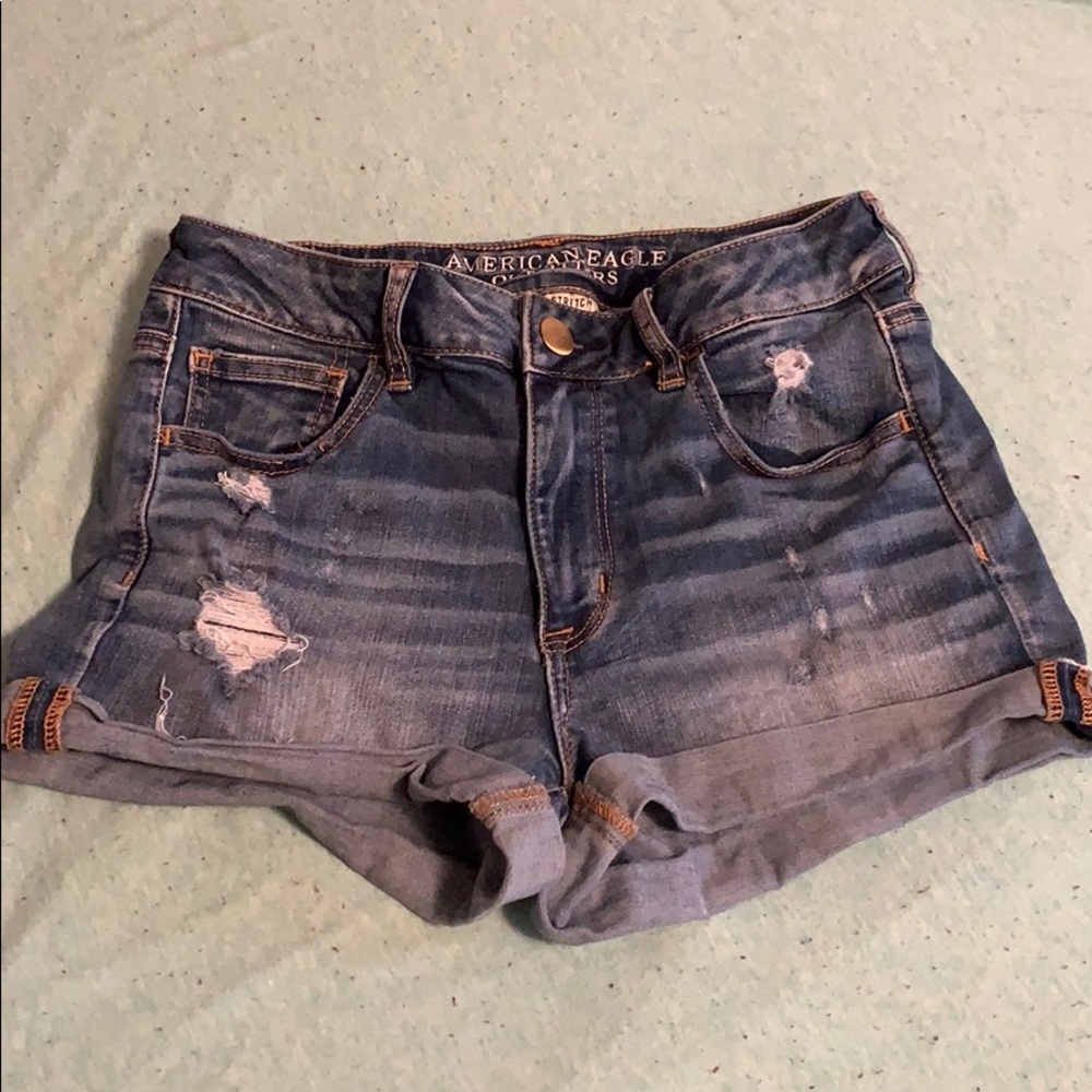 denim shorts